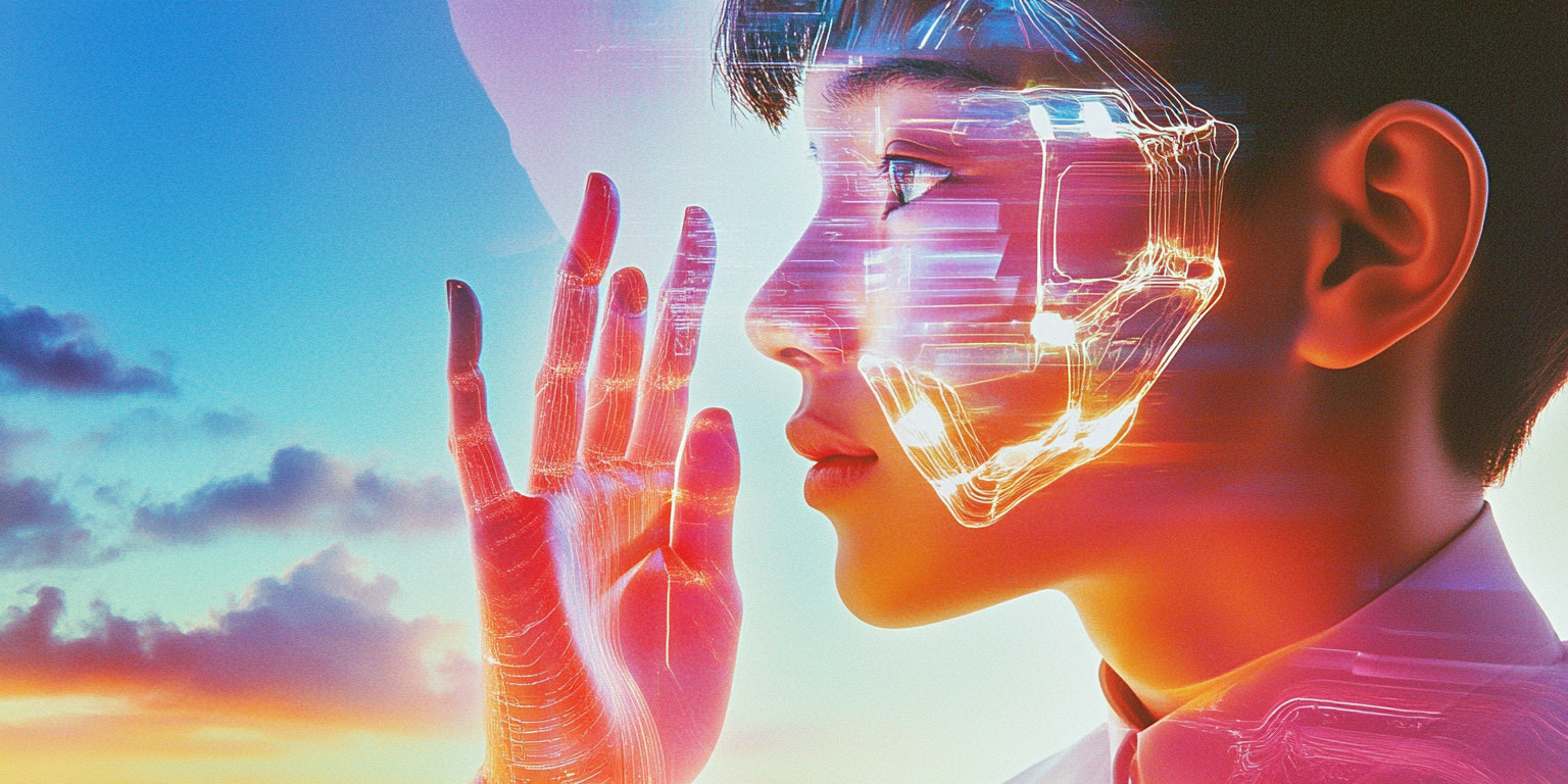 Instructional designer creating elearning content using AI voice cloning software