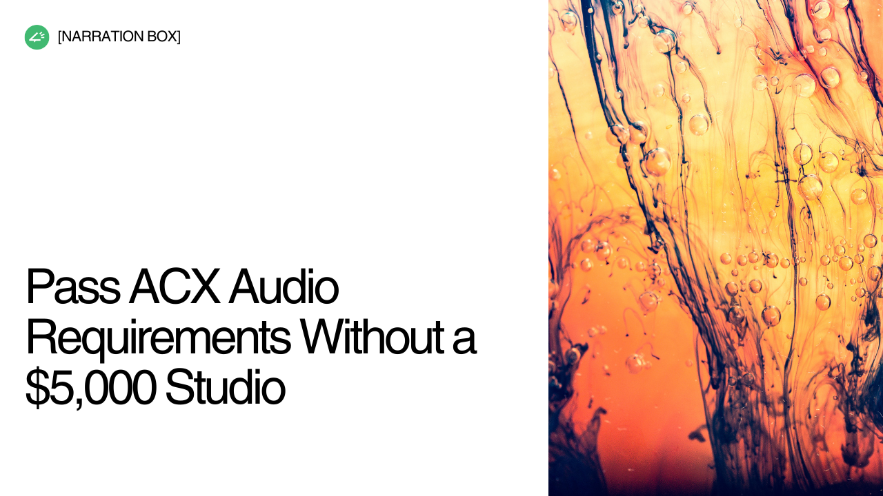 How US and UK authors pass ACX audio submission requirements with AI voice cloning and compliant audiobook production workflow