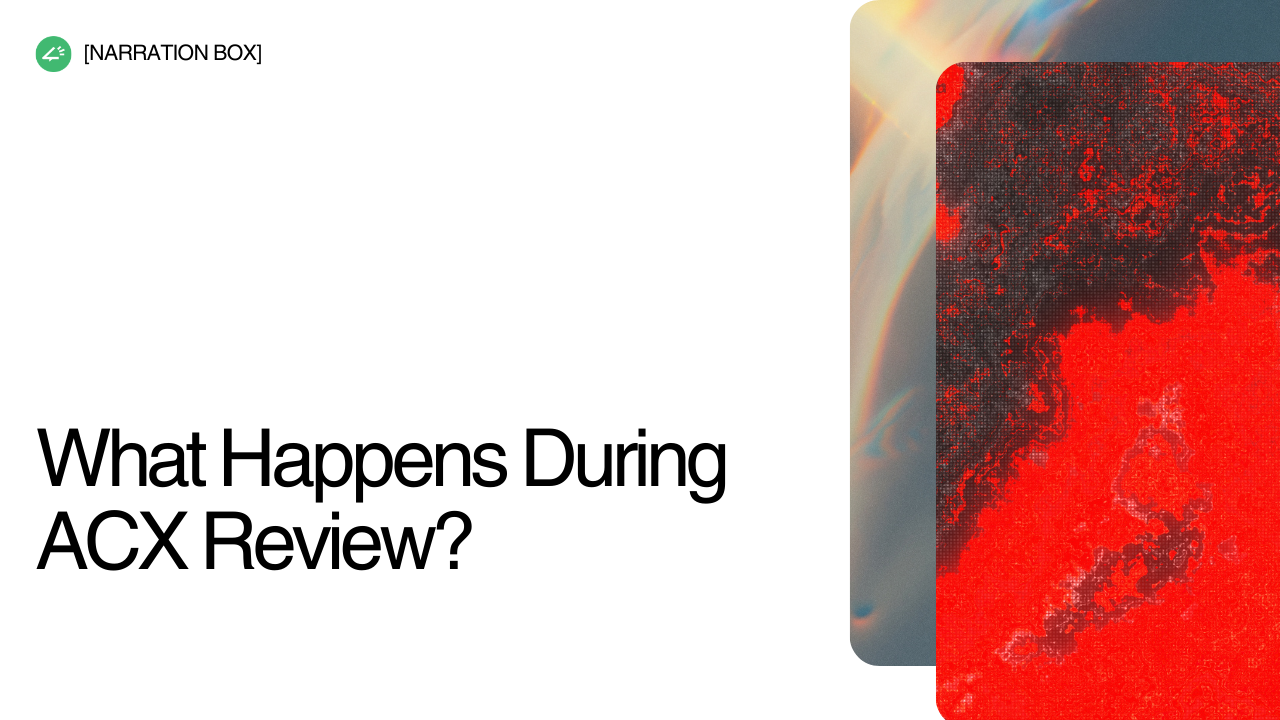 Audiobook submission under review on ACX platform showing audiobook quality check and approval process