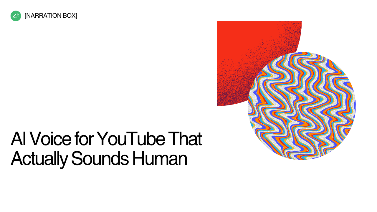 Creator using AI voiceover software to produce a professional YouTube narration with multilingual and emotional controls.