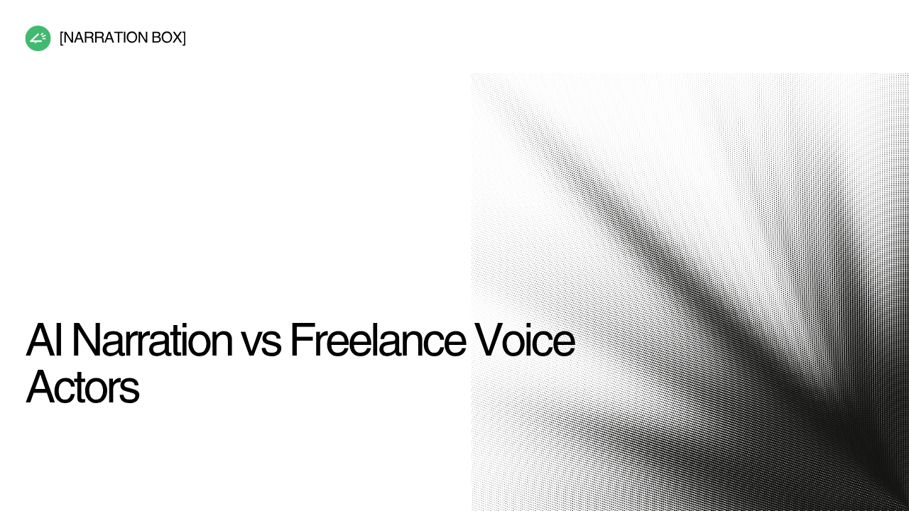 Text to speech and human audiobook narrators compared for audiobook creation, revision speed, and production cost in the US and UK