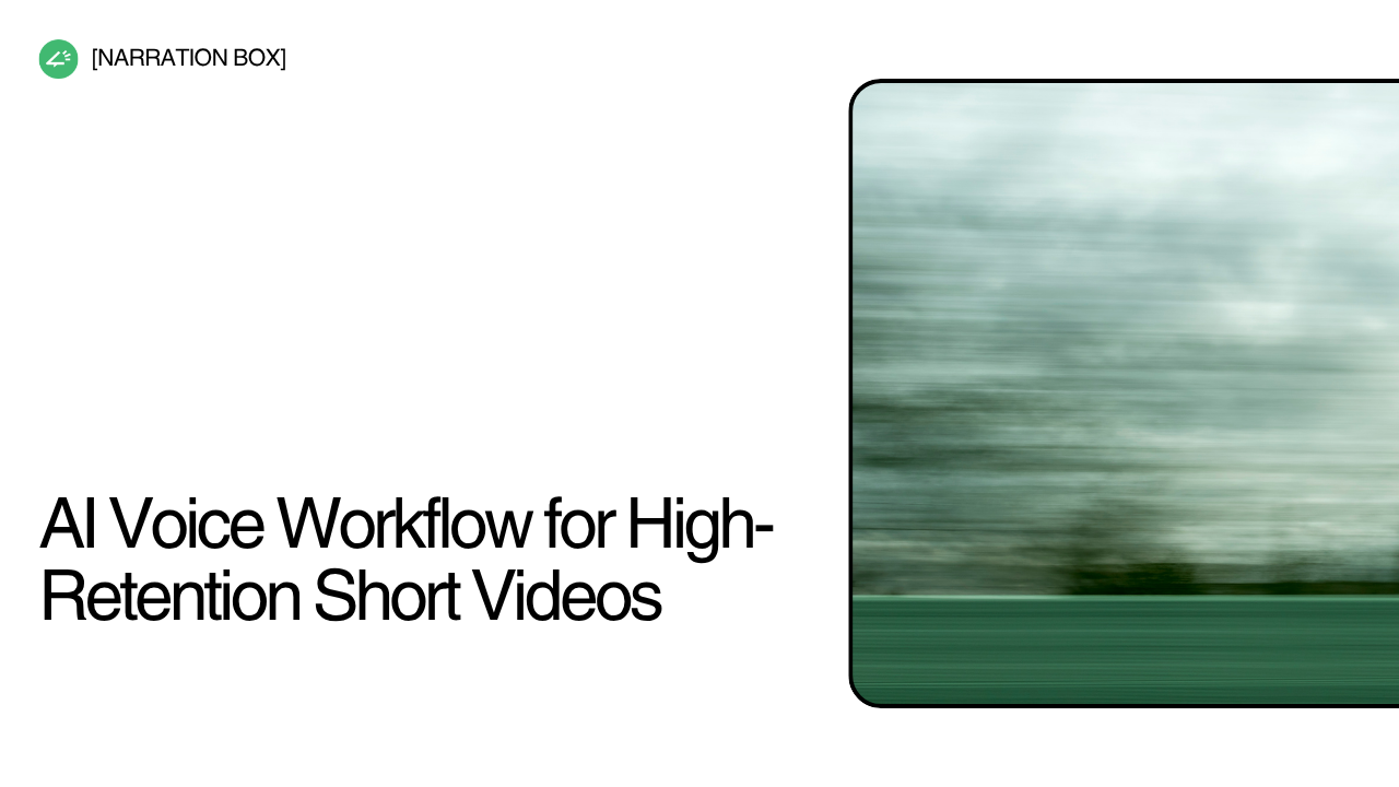 Creator using AI voice generator for Instagram and TikTok short videos with high engagement in US and UK markets