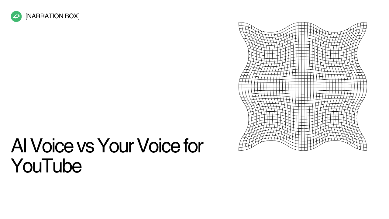 AI voice vs recording your own voice for YouTube creators in US and UK using text to speech and AI audio tools