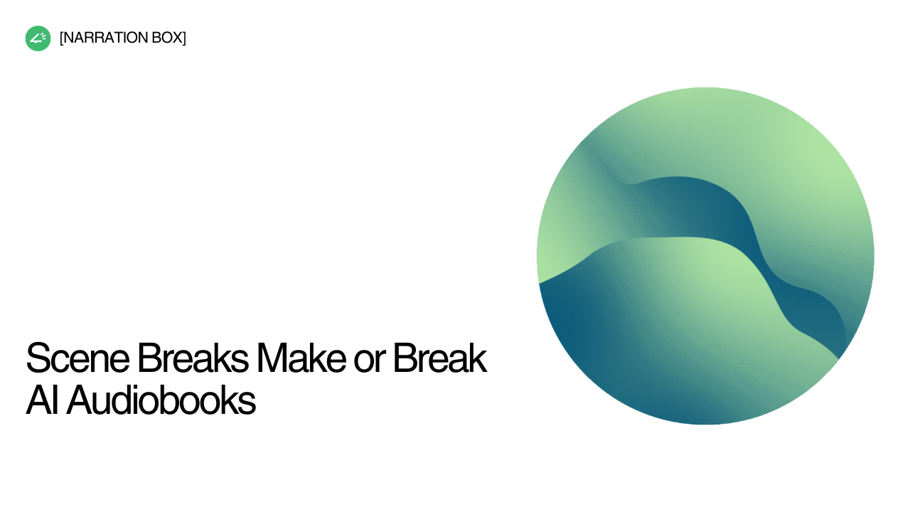 Audiobook pacing workflow for creators using AI voice, voice cloning, and Narration Box custom AI narration
